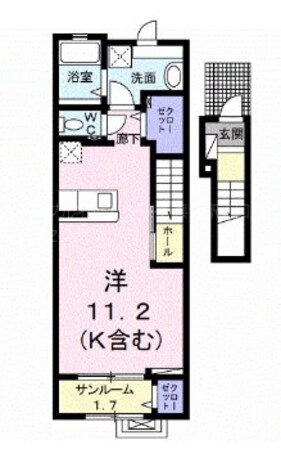 プリンシパール　滝の物件間取画像